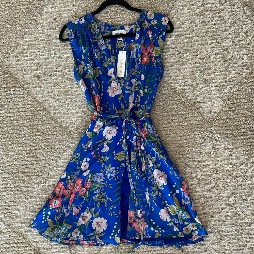 Yumi Kim Soho Mixer Silk Floral Wrap Dress